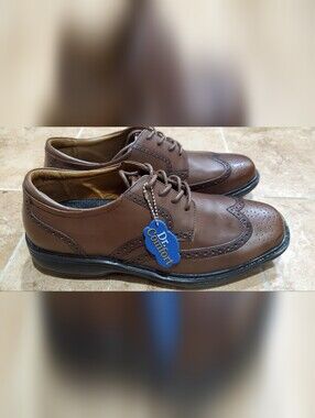 Wing Brown Leather Men's Oxford Shoes